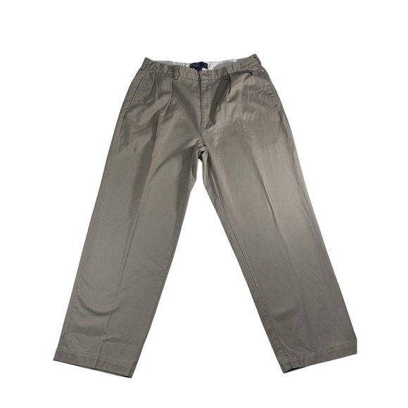 Polo Ralph Lauren Other - Polo Ralph Lauren Andrew Pant Mens 38x29 Tan Khaki Classic Chino Pleated Cotton
